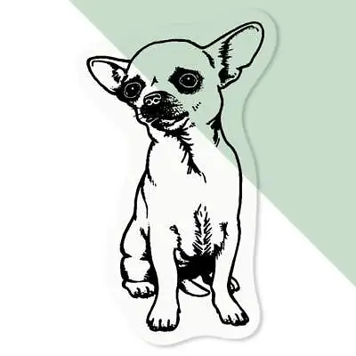 £4.99 • Buy 'Chihuahua' Clear Decal Stickers (DC019504)