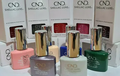 £7.80 • Buy CND Shellac Luxe Gel Nail Polish- Choose Your Shade NEW BOXED