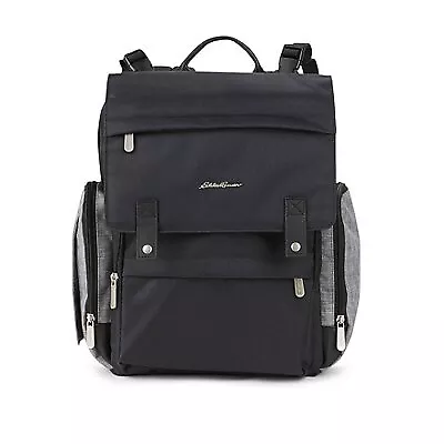 Eddie Bauer Crosstown Cascade Back Pack Diaper Bag - Black/Gray • $34.99