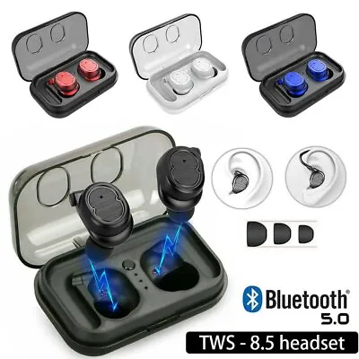 $23.99 • Buy Wireless Headphones Bluetooth TWS Earphones Mini In-Ear Earbuds Sport Gym