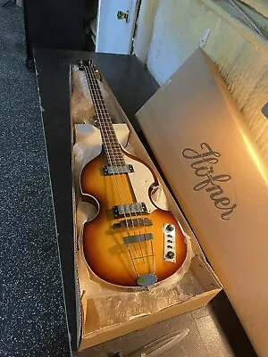 Hofner Violin Beatle Violin Bass Guitar  Sunburst Hi-bb-pe-sb Ignition • $435.99