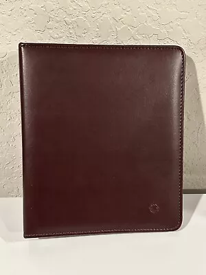 Franklin Covey Classic 7-Ring Planner Binder Faux Leather Brown 9x8 • $24.99