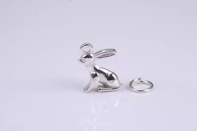 Rabbit Charm Made From Solid Sterling Silver • £14.95