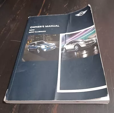 2013 Mini Cooper/ Mini Clubman Owners Manual Book Guide • $20