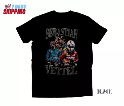 Sebastian Vettel Formula Unisex T-shirt Regular Size S - XL • $13.99