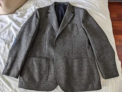 Men's La Martina MOON Wool  Blazer Jacket With Elbow Patches Size 58EU Regular • $75.99