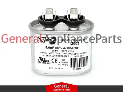 Range Oval Capacitor 5 MFD 370v Fits Dacor # SFA375A14 61009009 A10000AFC 000419 • $13.19