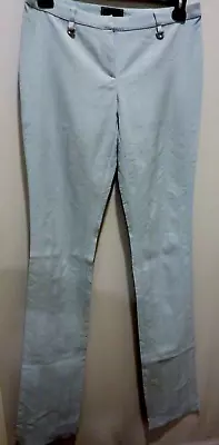 Vintage Womens Versus Gianni Versace  Blue Stretch Pants Size 30 • $59