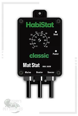 HabiStat Mat Stat 300 Watt Black - Heat Mat Thermostat • £36.99