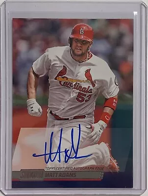 2014 Topps Stadium Club #SCA-MA Matt Adams Auto St. Louis Cardinals • $7