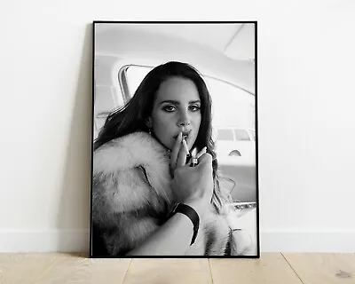 $62.55 • Buy Lana Del Rey Smoking B&W Music Art Poster Print