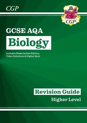 £3.59 • Buy New Grade 9-1 GCSE Biology: AQA Revision Guide With Online Edition (Hardback)