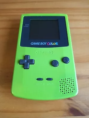 Nintendo Game Boy Color Lime Green Console • £50