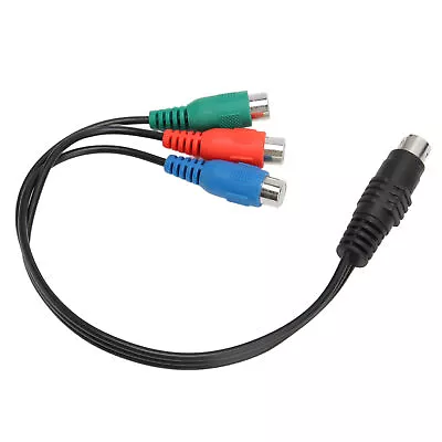 S Video 7 Pin Male To 3RCA Female Cable High Accuracy 7 Pin To AV Cable Soun TDM • £4.33