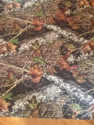 New Mossy Oak Breakup Camo Brushed Polyester Fabric Sold By The Yard • $14.95