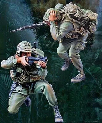 $14.99 • Buy 1/35 Resin Vietnam War US Infantryman 2 Warriors Unassembled Unpainted BL688