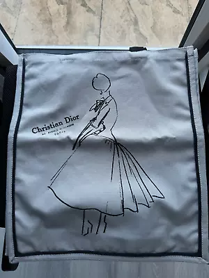 Christian Dior V&A Limited Edition Ivory And Black Canvas Tote Bags 37x33x10.5cm • £149.99