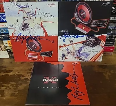 3 SIGNED Ralph Steadman 2000 Sony Mobile Y2K Promotional Kit SET Brochures Xplod • £965.12