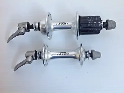 Vintage 1990's Shimano Ultegra 32h 9 Speed Hubs Hubset HB-6500 / FH-6500 130mm • $79