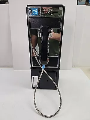 Vintage 1987 AT&T Payphone W/ Black Receiver Phone Coin Operated - AS IS • $250