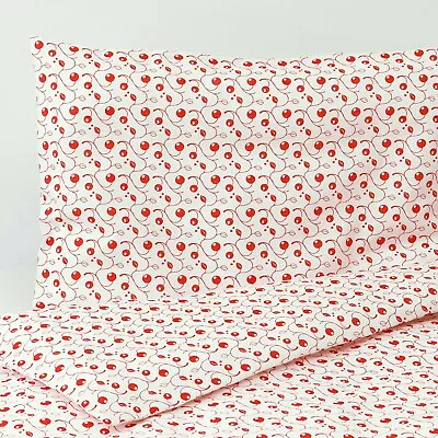 GULSPARV Quilt Cover/pillowcase For Cot Lingonberry Patterned 110x125/35x55 Cm • £15.40