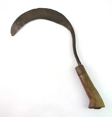 Rustic Vintage Gardening Tool – Agricultural Tool With Wooden Handle. G47-294  • $62.89