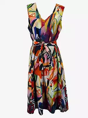 Gorman Megan Grant Design Shift Midi Dress Size 10 • $113.99