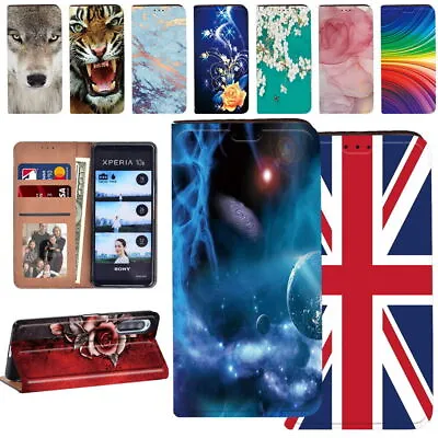 UK Leather Phone Wallet Stand Cover Case For Xiaomi Redmi Note 8T/8 Pro/9/10X • £2.99