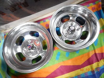 PR POLISHED 15 X 8.5  5 On 5.5  SLOT MAG WHEELS FORD VAN TRUCK HOTROD E-150 MAGS • $499.99