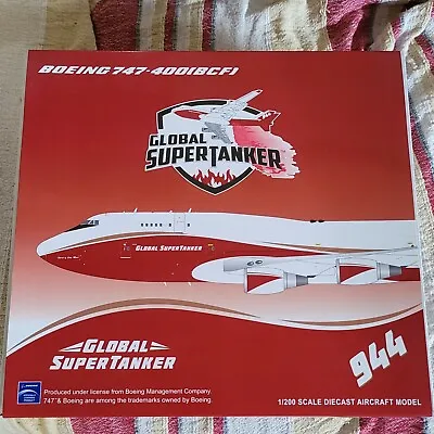 JC Wings JC2GSTS0068 1:200 Global Super Tanker Services Boeing 747-400 N744ST • $279