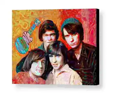 Framed The Monkees Abstract 8.5X11 Art Print Limited Edition W/signed COA • $19.99