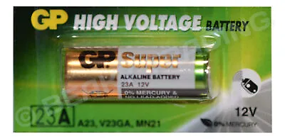 £2.49 • Buy 23A L1028 A23 LRV08 MN21 Alkaline Battery 12V Original GP Batteries 1-SinglePack