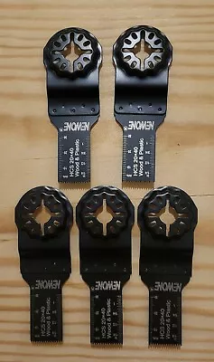 Starlock Multi Tool Blade Set Bosch Fein Milwaukee Ryobi Makita 20mm 5-pack • £10.49
