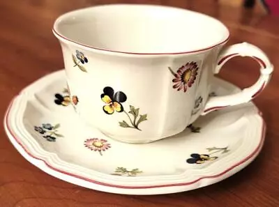 Villeroy And Boch Petite Fleur Cup And Saucer Set Excellent  Condition • $13.73