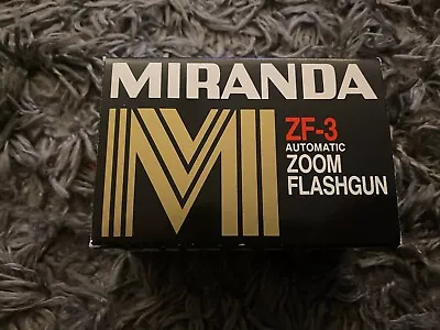 Miranda ZF-3 Automatic Zoom Flashgun - Vintage Film Photography Flash  • £9.99