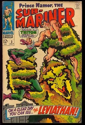 Sub-Mariner #3 (VG-) & #5 (VG/FN) Silver Age Marvel GROUP (2) 1968 • $1.25