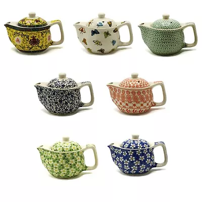 Small Herbal Teapot With Metal Strainer Great For Chinese And Herbal Teas • £11.95