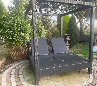 Westminster Outdoor Garden Four Poster Bed Lounger • £1200