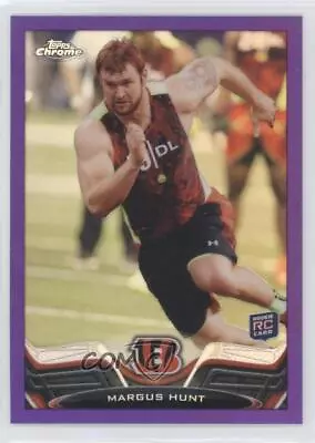 2013 Topps Chrome Retail Purple Refractor /499 Margus Hunt #109 Rookie RC • $3.42
