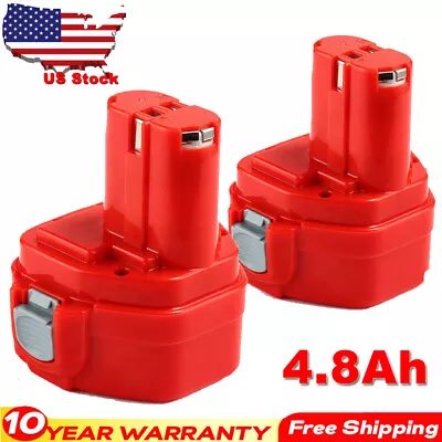 2X Replace For Makita 12V Battery 1200 1201 1222 1220 1233 1234 1235 PA12 6213D • $30.89