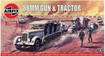 £16.92 • Buy Airfix 88mm Gun + Tractor  1:76 Scale