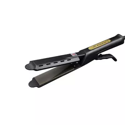 Iron Hair Straightener Four Gear Steam Ceramic Tourmaline Ionic Glider For Salon • $13.99