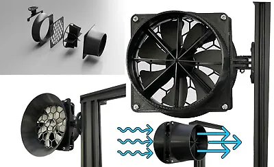 £25 • Buy Wind Simulator 140mm Fan Air Straightener For Sim Racing ShakeIt Wind