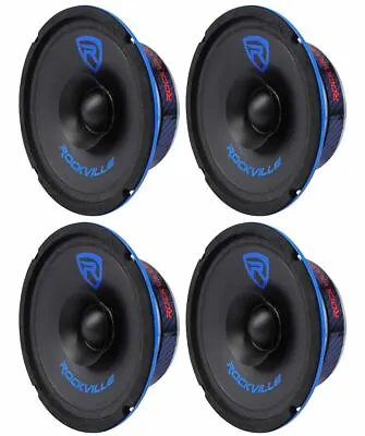 (4) Rockville RM64SP CEA Compliant 6” 480W Mid-Bass Midrange Car Speakers 4 Ohm • $94.95