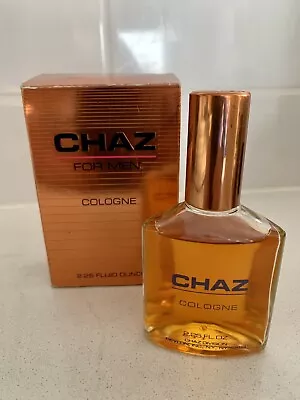 $119 • Buy Chaz Men Cologne By Revlon 75 Ml New 80s