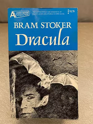 Bram Stoker DRACULA Book- Adapted 1988 Softcover Vintage YOHAN LADDER Edition • $11.60