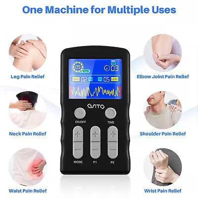 TENS EMS Machine Electronic Pulse Body Massager Muscle Stimulator Pain Relief • $40.99