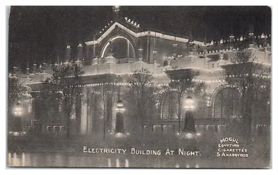 £12.72 • Buy Electricity Building At Night, 1904 St. Louis World's Fair Mogul Cig Postcard