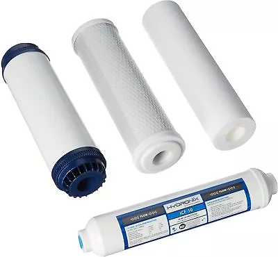 Hydronix HX-RO-4PK 6 Stage 4pc Reverse Osmosis RO Water Filter Cartridges • $22.95