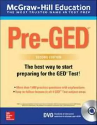 McGraw-Hill Education Pre-GED With DVD Second Edition [With DVD] • $13.74